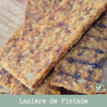 lanières de viande pour chien et chat, montrant la saveur pintade