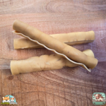 Peau de bœuf roulée séchée naturelle pour chien – friandise à mâcher