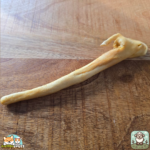 Queue d’agneau séchée naturelle pour chien – friandise à mâcher riche en protéines