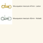 Différentes couleurs de sangles et mousquetons possible pour les longes hexa 10mm