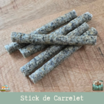 Stick de carrelet séché naturel pour chien – friandise poisson riche en oméga-3