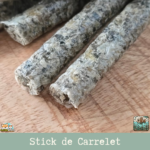 Stick de carrelet séché naturel pour chien – friandise poisson riche en oméga-3
