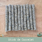 Stick de carrelet séché naturel pour chien – friandise poisson riche en oméga-3