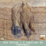 Box Gibier pour chien – assortiment de friandises naturelles cerf sanglier chevreuil