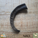 Corne de chèvre naturelle pour chien – friandise à mâcher en tailles S et M