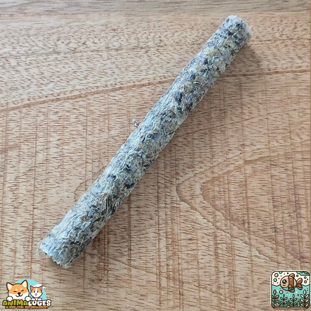 Stick de carrelet séché naturel pour chien – friandise poisson riche en oméga-3