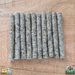 Stick de carrelet séché naturel pour chien – friandise poisson riche en oméga-3