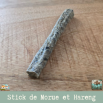 Stick Morue & Hareng séché naturel pour chien – friandise poisson riche en oméga-3