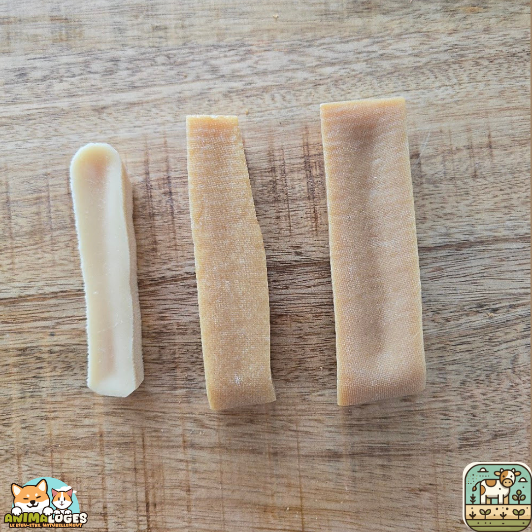 Barre de fromage naturelle pour chien – mastication longue durée