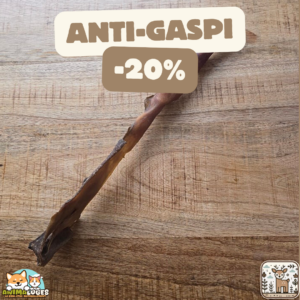 Peau de cerf 50 cm naturelle pour chien – friandise à mâcher XXL