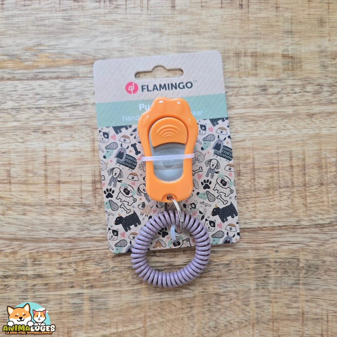 clicker chiot Xer Flamingo ocre