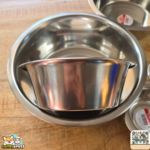 gamelle Baldwin Flamingo inox argent chien chat