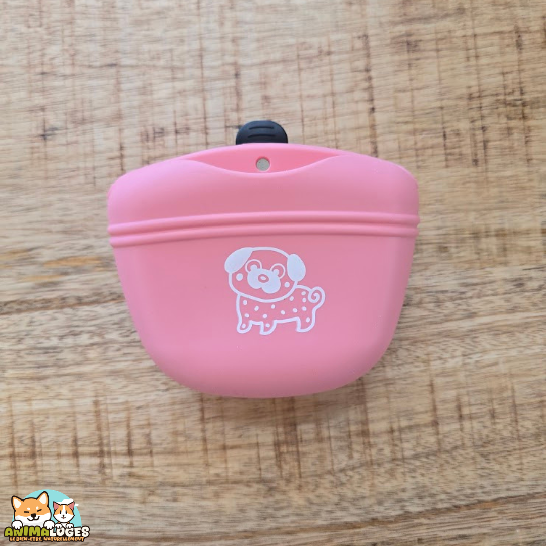 pochette à friandises Twix Flamingo chien