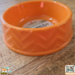 gamelle Wavy orange Flamingo ronde pour chien et chat