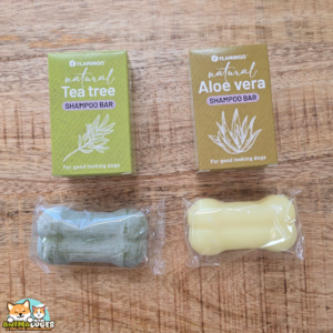 barre de shampoing Natural Aloe Vera ou tea tree Flamingo chien