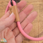 laisse chiot Malibu rose Flamingo en nylon recyclé