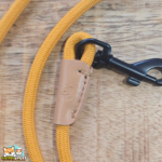 laisse chiot Malibu ocre Flamingo en nylon recyclé