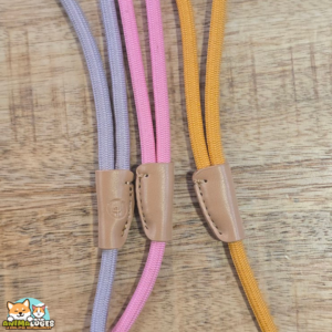 Laisse anti-traction Malibu Taupe Flamingo pour chiot