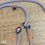 Laisse anti-traction Malibu Taupe Flamingo pour chiot