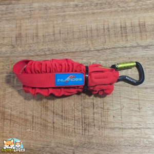 Laisse de cani-VTT Inlandsis Bikejor Pro avec amortisseur intégré et mousqueton Stronglight