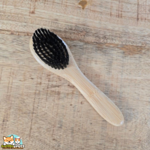Brosse Flamingo Babu en bambou pour chien et chat à poil court ou long