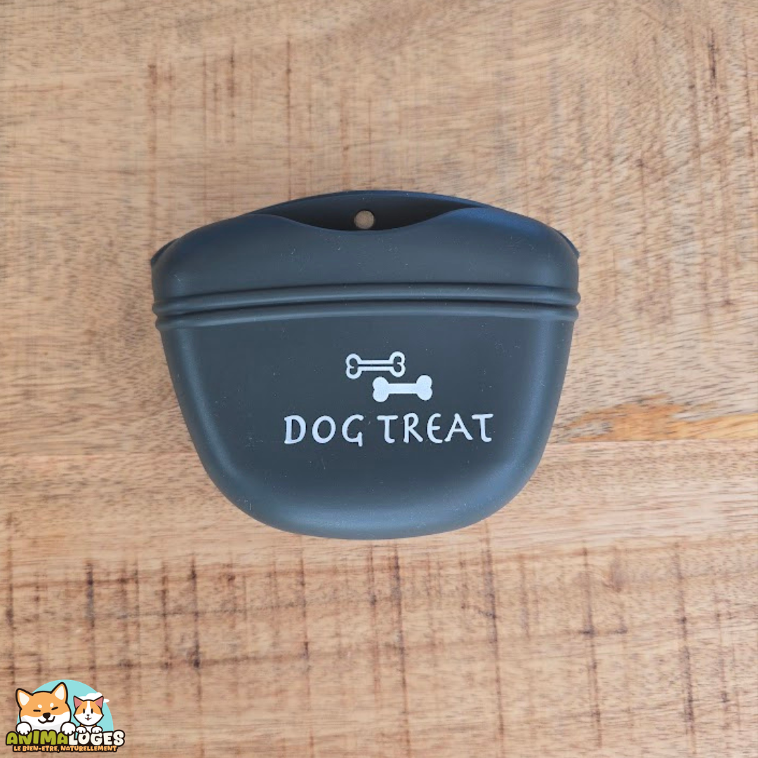 Distributeur de friandises Flamingo Dropsy gris pour chien