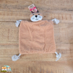 Jouet Flamingo Akra Couverture câlin Chat avec corde Brun pour chien