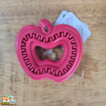 Jouet à garnir Bapee Flamingo pour chien en caoutchouc, en forme de banane jaune, de pomme rouge ou de poire verte.