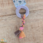 Jouet Flamingo Bunty Anneau Taupe aplati pour chiot