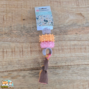 Jouet Flamingo Bunty Anneau Taupe pour chiot