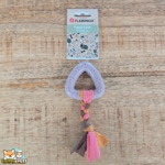Jouet Flamingo Bunty Triangle Taupe pour chiot