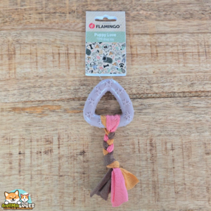 Jouet Flamingo Bunty Triangle Taupe pour chiot
