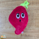 Jouets pour chien Flamingo Helta en forme d’aubergine, de fraise, de maïs et de carotte