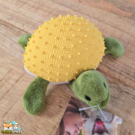 Jouet Flamingo Tuti Tortue Jaune en latex et peluche pour chien