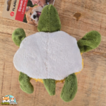 Jouet Flamingo Tuti Tortue Jaune en latex et peluche pour chien