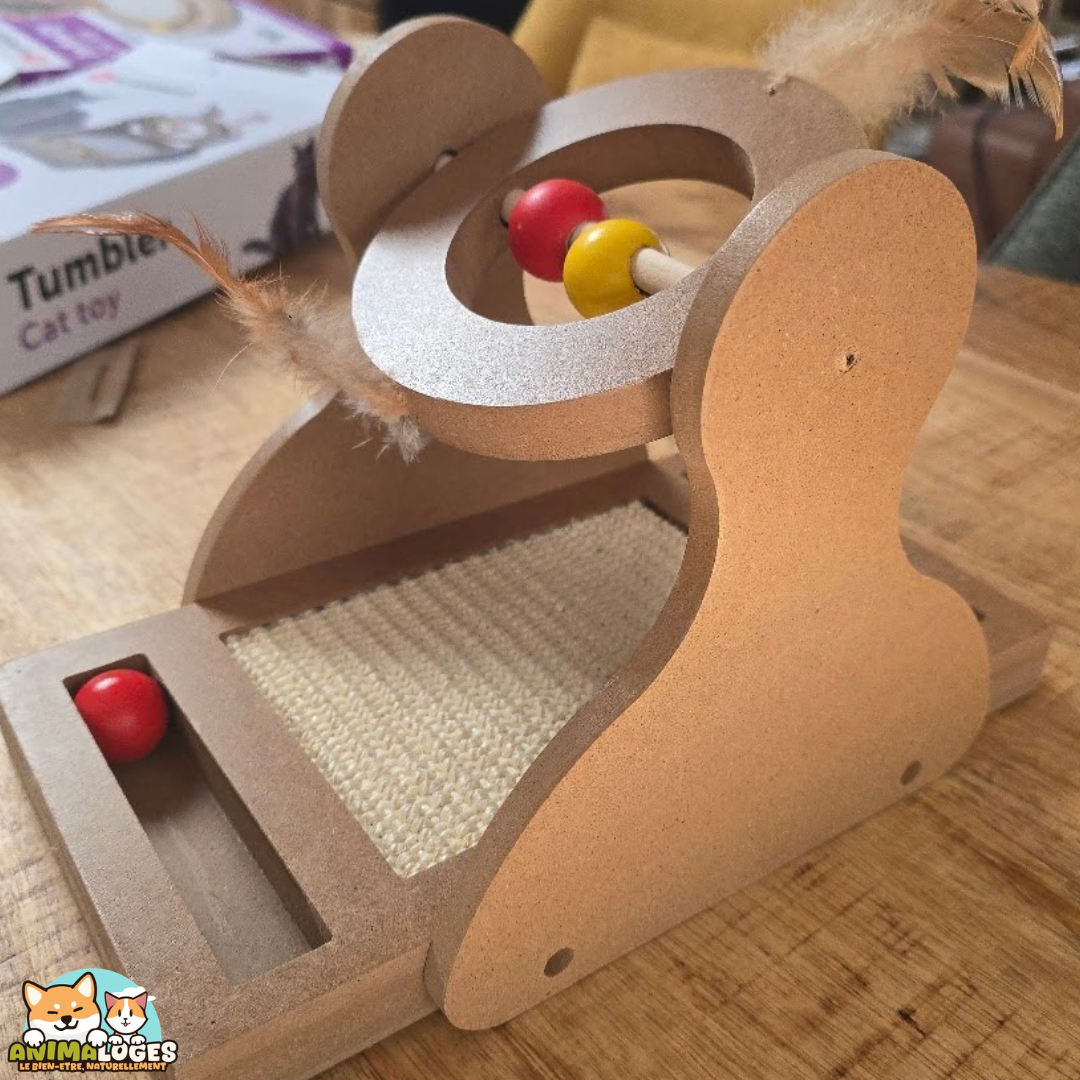 Jouet à griffer Flamingo Willa Wobbler en sisal pour chat