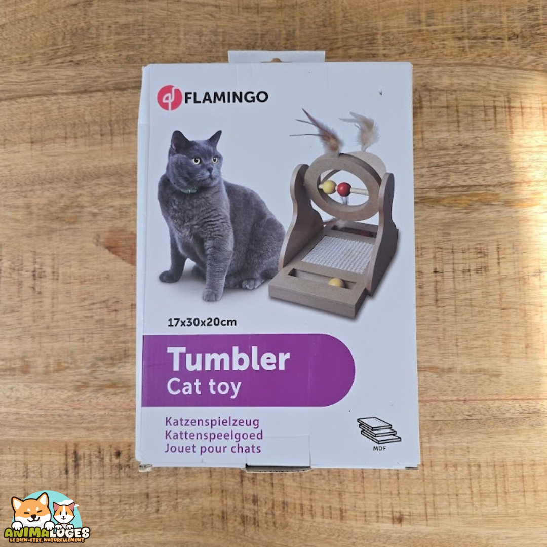 Jouet à griffer Flamingo Willa Wobbler en sisal pour chat