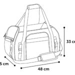 Flamingo Xandor sac de transport taupe pour chien et chat jusqu'à 7 kg