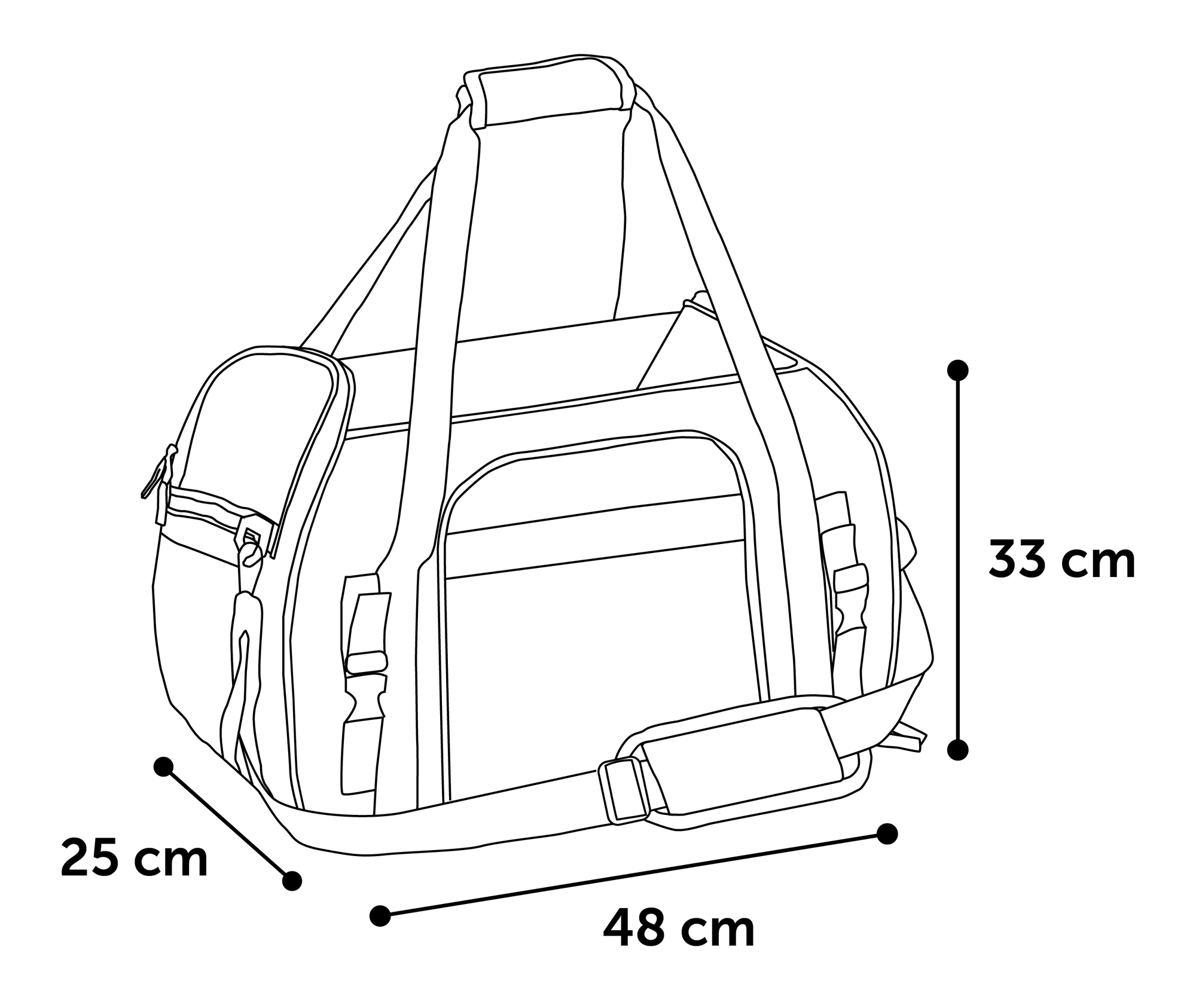 Flamingo Xandor sac de transport taupe pour chien et chat jusqu'à 7 kg
