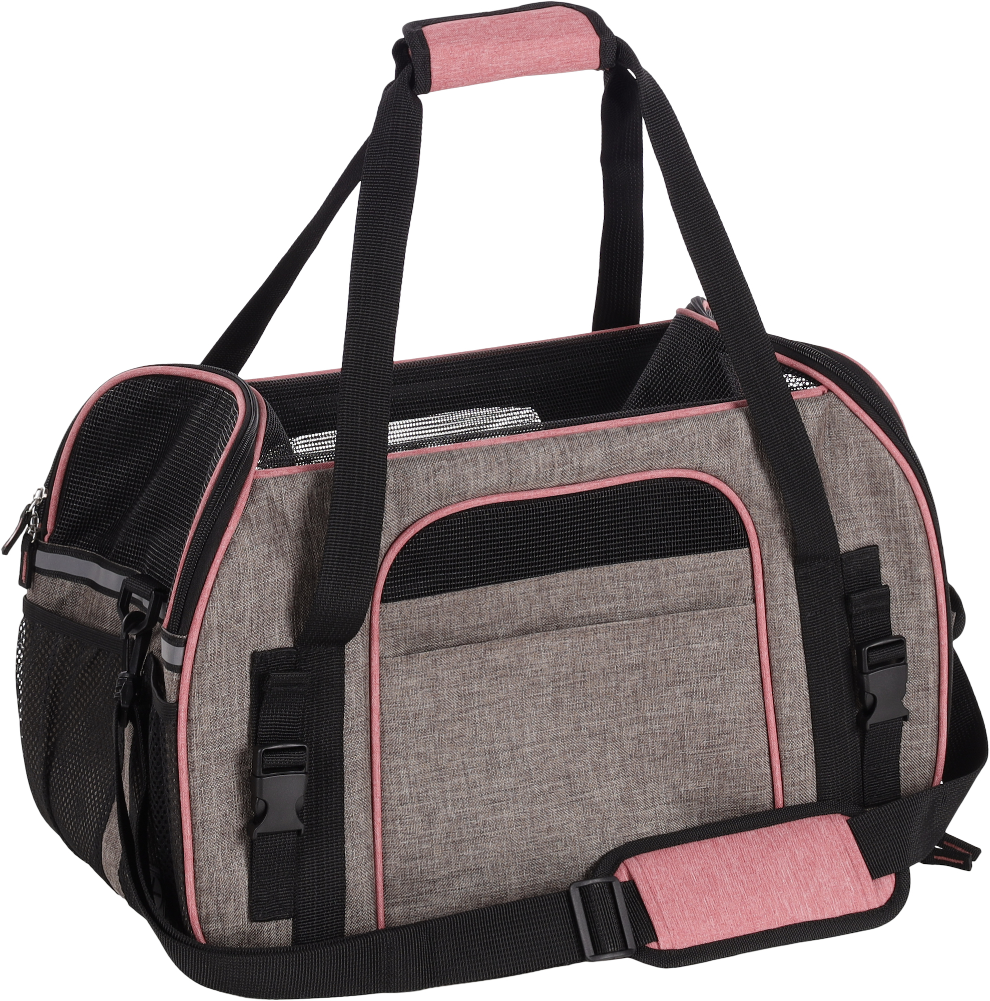 Flamingo Xandor sac de transport taupe pour chien et chat jusqu'à 7 kg