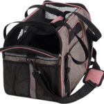 Flamingo Xandor sac de transport taupe pour chien et chat jusqu'à 7 kg