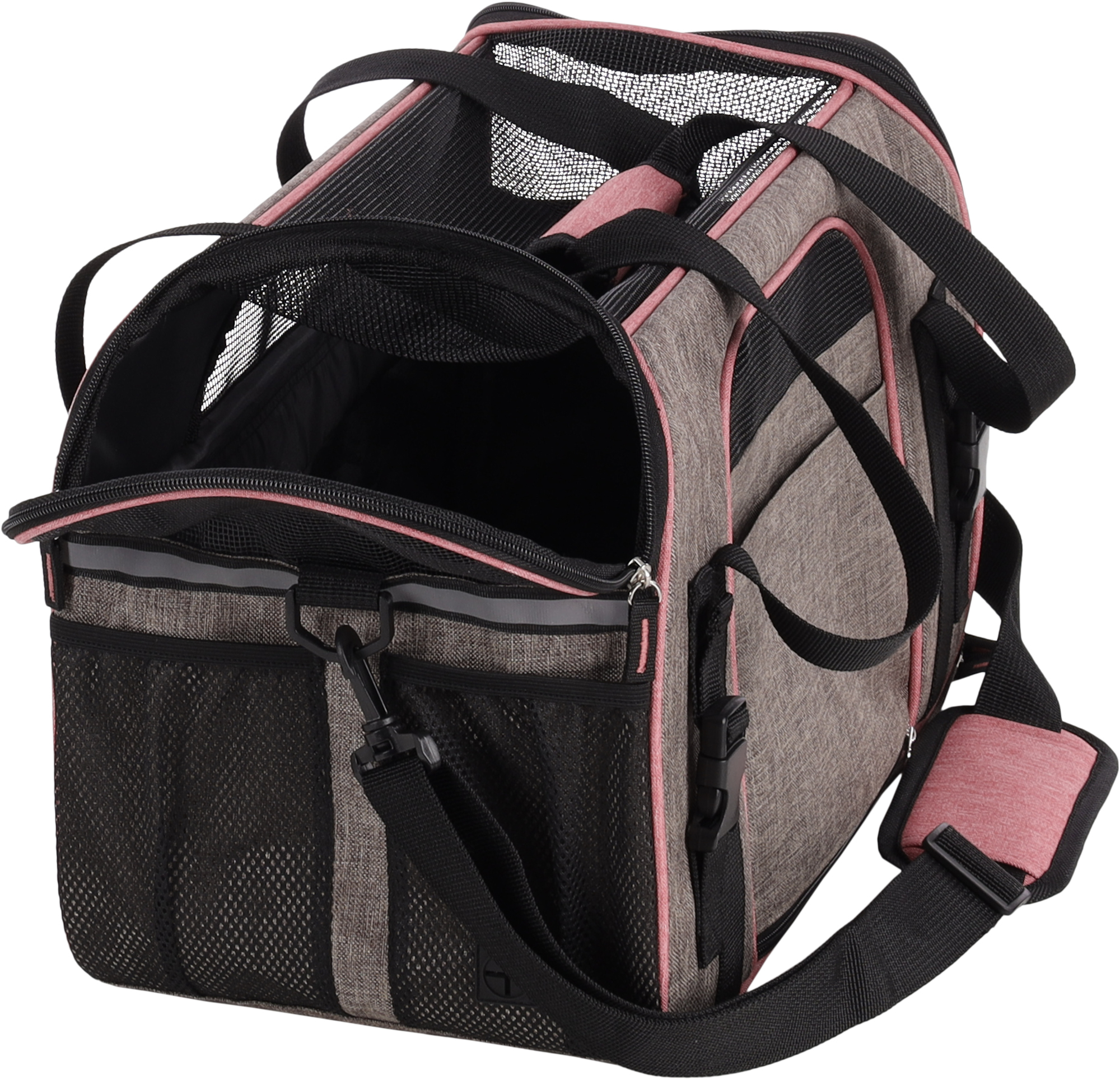 Flamingo Xandor sac de transport taupe pour chien et chat jusqu'à 7 kg
