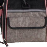 Flamingo Xandor sac de transport taupe pour chien et chat jusqu'à 7 kg