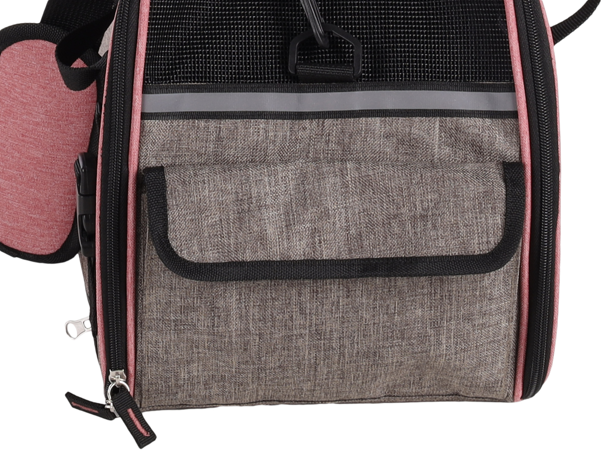 Flamingo Xandor sac de transport taupe pour chien et chat jusqu'à 7 kg