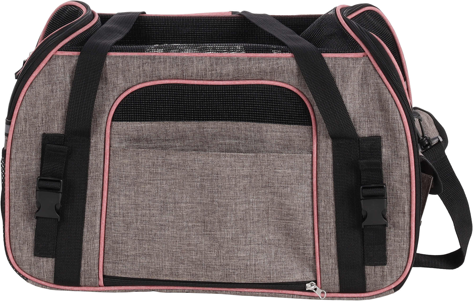 Flamingo Xandor sac de transport taupe pour chien et chat jusqu'à 7 kg
