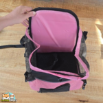 Flamingo Xanty Rose sac de transport ventral pour chiot jusqu'à 4 kg