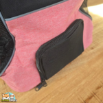 Flamingo Xanty Rose sac de transport ventral pour chiot jusqu'à 4 kg