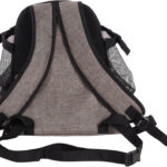 Flamingo Xanty Taupe sac de transport ventral pour chiot jusqu'à 4 kg