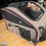 Flamingo Xenophon siège auto taupe pour chiot jusqu'à 10 kg