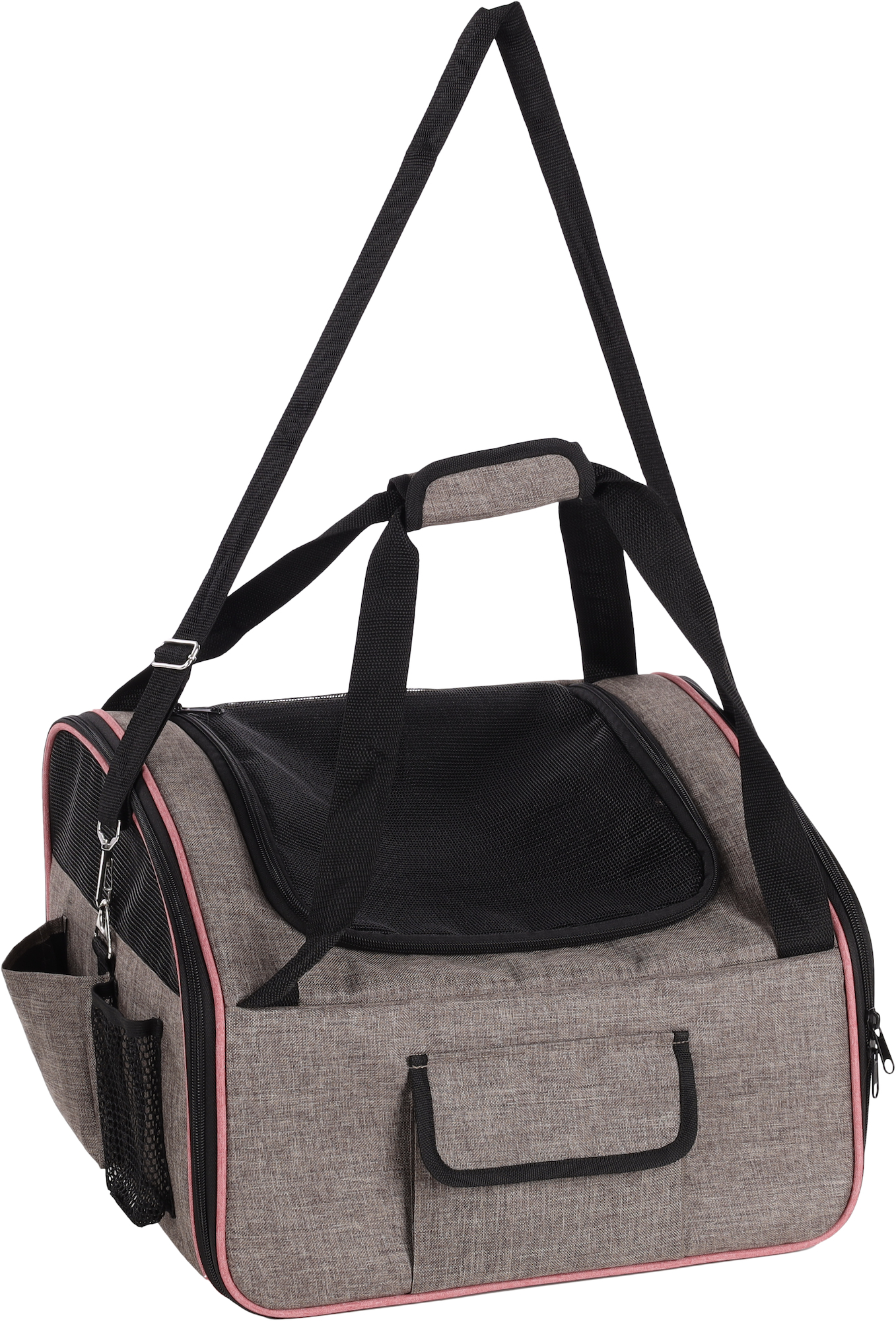 Flamingo Xenophon siège auto taupe pour chiot jusqu'à 10 kg